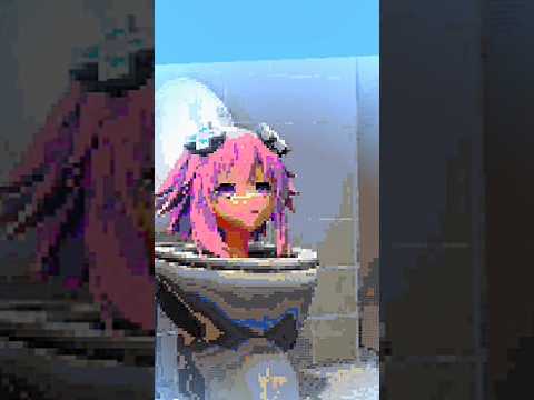 Risible Gaming - skibidi toilet anime girl pixel art || #minecraft #minecraftshorts #minecraftbuild #anime #skibidi
