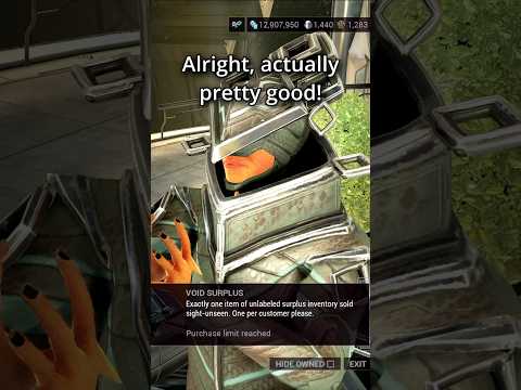 Baro Ki'teer October 03 2025 - Got the Goods! #shorts #warframe #gaming #streamer #wfcc