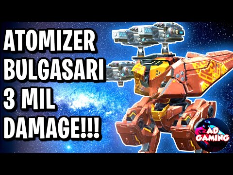 [WR] ⚡ BULGASARI With ATOMIZER New POWERFUL Energy Machine Gun - Mk2 Maxed Gameplay | War Robots 5.8
