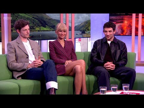 Zendaya, Josh O’Connor, Mike Faist (Challengers Actors) On The One Show 11 04 2024