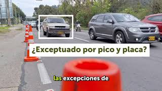 Consulta si tu vehículo está exceptuado del pico y placa