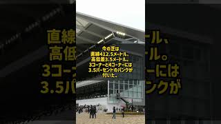 なぜ中京は平坦コースではなくなったのか 直線314mが412.5mに #Shorts