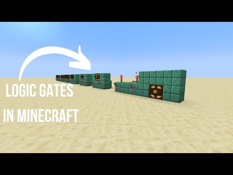 Logic Gates Made Using Minecraft Redstone! #shorts