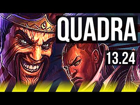 DRAVEN & Lulu vs LUCIAN & Milio (ADC) | Quadra, 66% winrate, Dominating | KR Diamond | 13.24