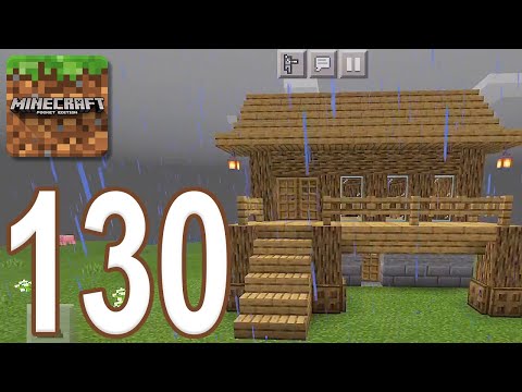 Minecraft: Bedrock Edition - Gameplay Walkthrough Part 130 - New House (iOS, Android)
