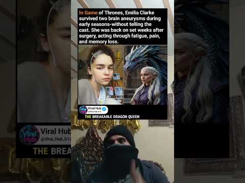 Emilia Clarke quietly survived two brain aneurysms early in Game of Thrones, returning weeks