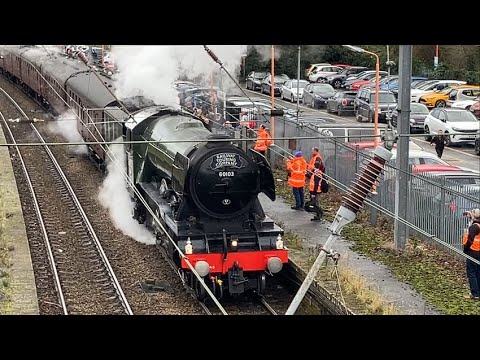 60103 The Flying Scotsman at Kings Norton 13 12 23 (morning)