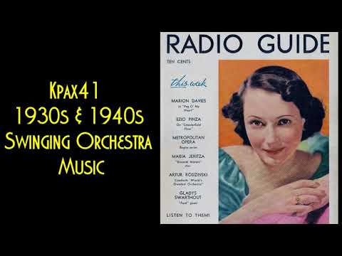 1930s American Music - Big Band Swing Orchestra Of Mal Hallett @KPAX41