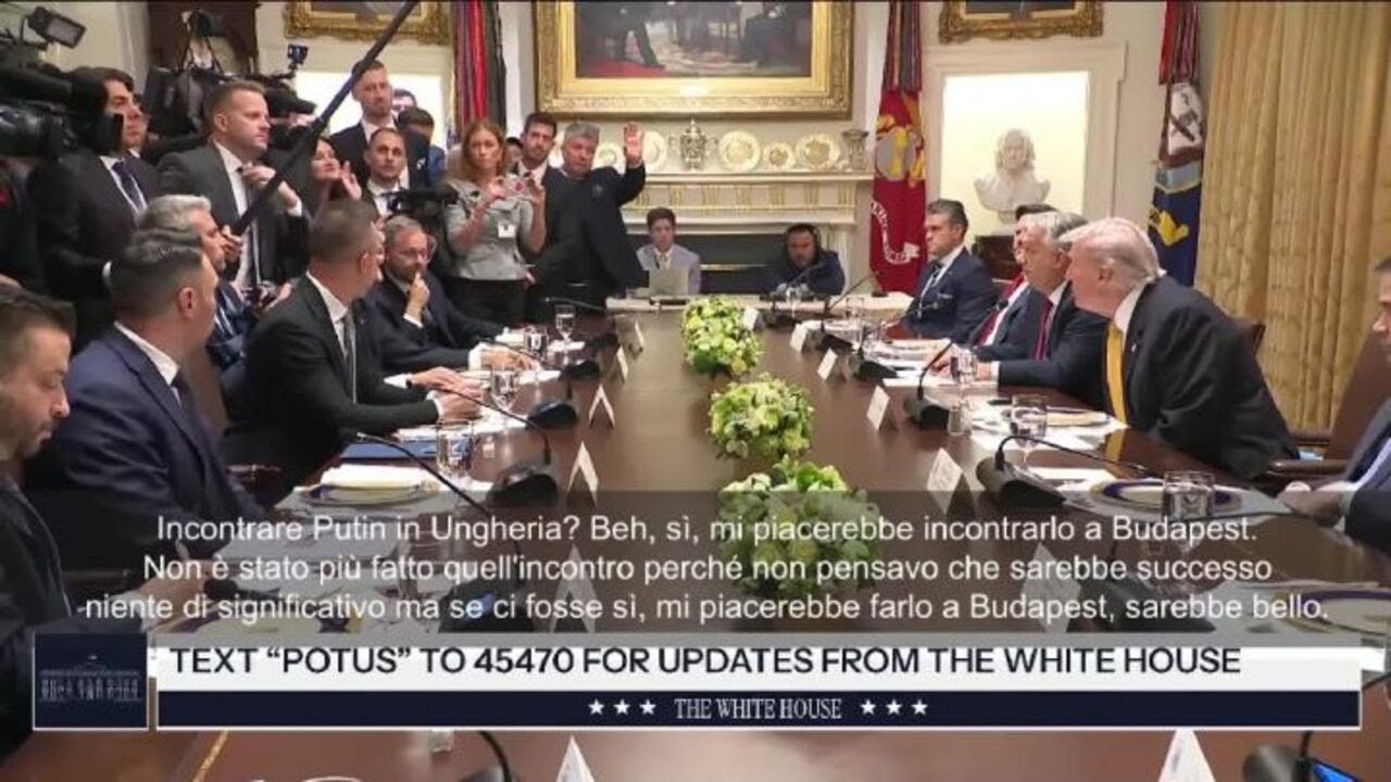 Trump: Per un vertice con Putin sceglierei Budapest