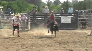 preview picture of video 'Junior Bullriding, LIttle Britches Wisconsin Rodeo. Junior Bullriding, Bull Riding.'