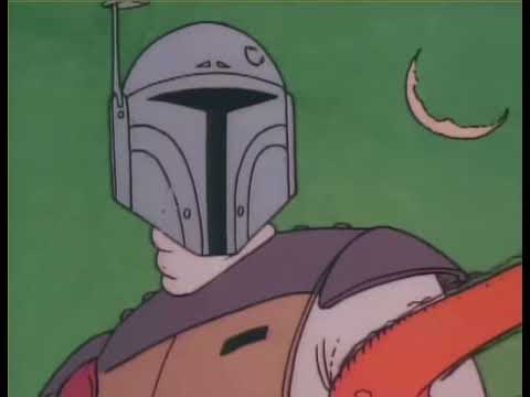Luke and Boba Fett meet for the first time. Star Wars Christmas Special/ Boba’s first appearance.