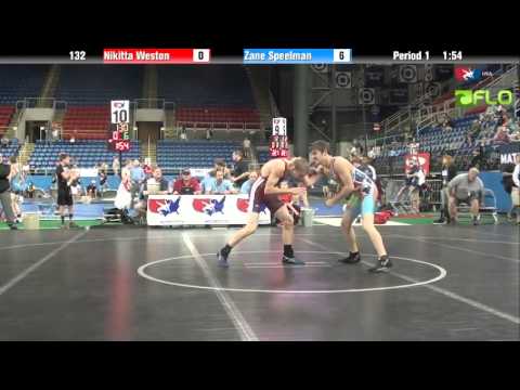 Cadet 132 - Nikitta Weston (Washington) vs. Zane Speelman (Ohio)
