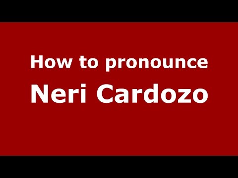 How to pronounce Neri Cardozo (Spanish/Argentina) - PronounceNames.com