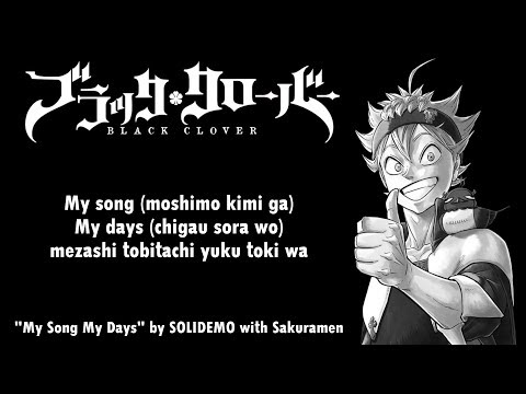 Black Clover My Song My Days SOLIDEMO with Sakura men
