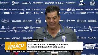CSA 2 X 0 JUAZEIRENSE - COLETIVA - MOACIR JÚNIOR TÉCNICO DO CSA - 02-05-26