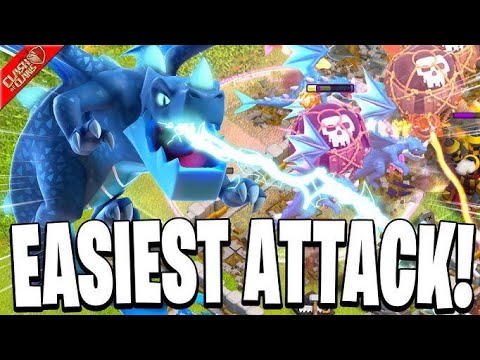 Easiest Th15 Electro Dragon Attack Strategy in Clash of Clans | 3 Star Every Time ⚡