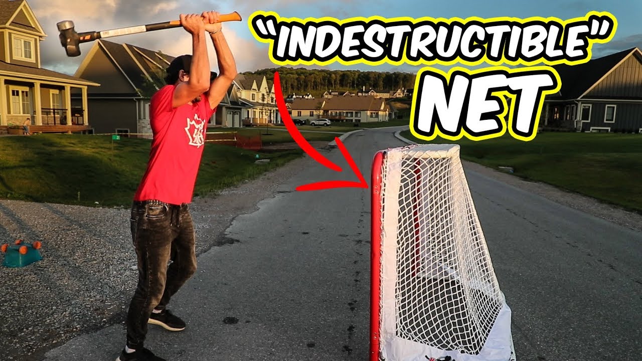 Indestructible Goal Heavy Duty Hockey Net