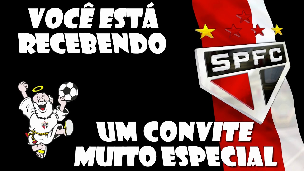 Convite Animado SÃO PAULO FUTEBOL CLUBE