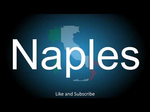 How to correctly pronounce the City in Italy - Naples.