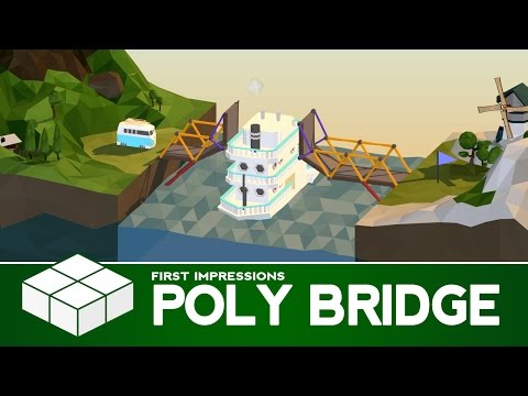 Poly Bridge | PC Gameplay & First Impressions - YouTube