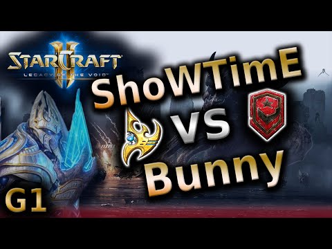 ShoWTimE vs Bunny [PvT] G1 - SC2 - LotV pro game