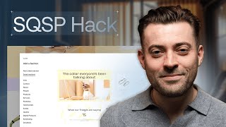 Add Saved Sections to Footers on Squarespace