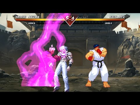 OROCHI AKUMA vs SHIN RYU - High Level Awesome Fight!