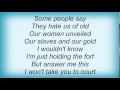 Leonard Cohen - On That Day Lyrics