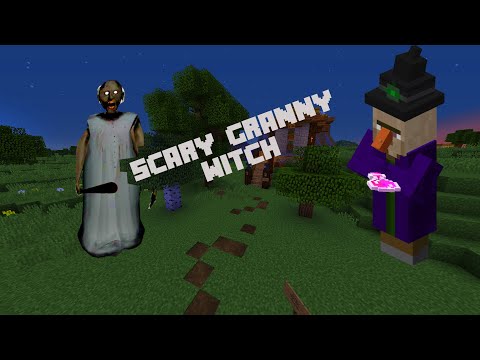 Berry Craft - SCARY GRANNY WITCH IN MINECRAFT ? #shorts