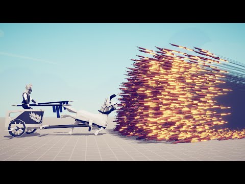 WHITE CHARIOT vs EVERY GOD - Totally Accurate Battle Simulator TABS