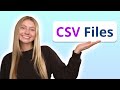 CSV Files Visually Explained