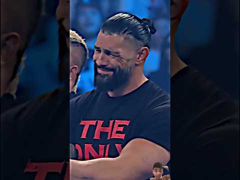Roman Reigns reaction on Kai green 😂☠️ #wwe #wwe2k22 #wweraw #shorts