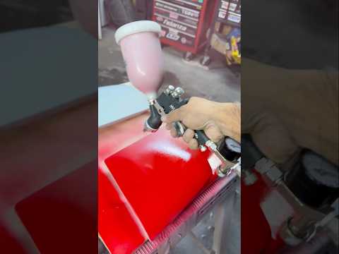 Flake in Base Coat VS. flake in the clear coat #paint #pearls #diy #painting #red #flake