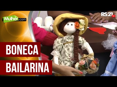 Mulher.com 25/11/2013  - Boneca bailarina- Silvia Torres (Bloco 2/2)