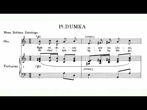 Frederic Chopin - Dumka (Dream) B. 132 audio+sheet music