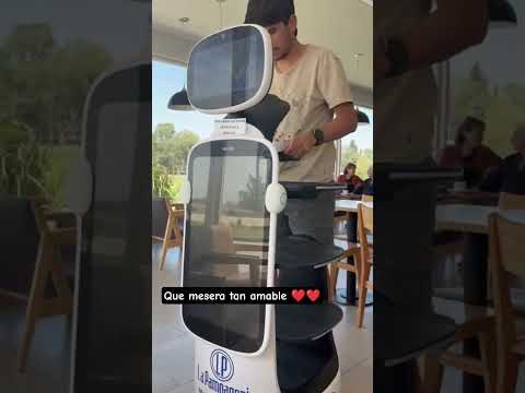 🤖👾MESERA ROBOT EN REALICO. #lapampa #mesera #moza #robot #tecnologia #shortviral