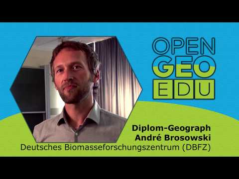 Diplom Geograph André Brosowski (DBFZ) | OpenGeoEdu - Die Projektpartner stellen sich vor