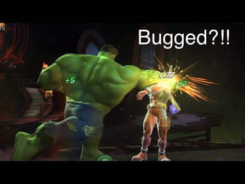 Buffed, Oh sorry. Bugged Hulk Gameplay #mcoc #marvelcontestofchampions