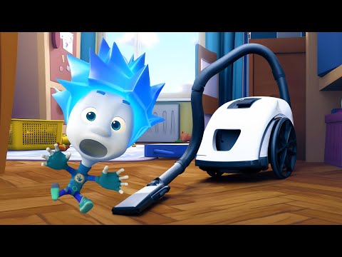 Nolik gets sucked into the vacuum! 🫢 | The Fixies - Kingdom Kids Zone, Little Learners - The Fixies