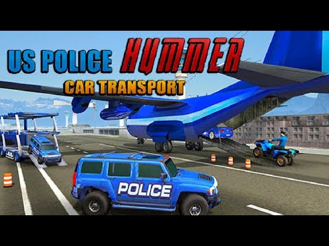 US POLICE HUMMER CAR TRANSPORTER | ANDROID GAMEPLAY FHD