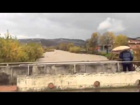 Torrente Curone sul ponte a Monleale