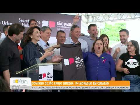 Governo de São Paulo entrega 174 moradias em Cubatão - 21/10/25