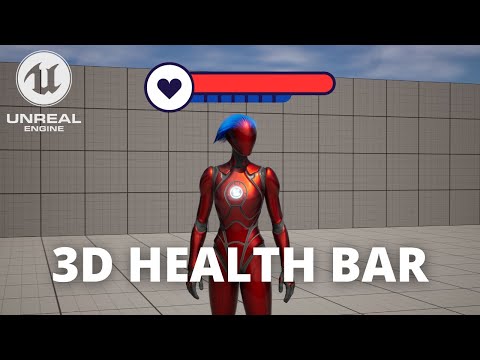 How to Make a 3D Health Bar for your Enemy in Unreal Engine 5