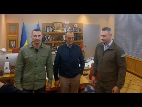 CDU-Chef Merz in Kiew: „Auf unserem Land ruhen viele Hoffnungen“