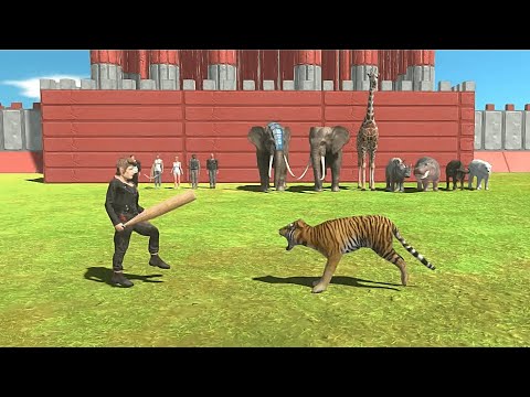 MODERN HUMANS vs MODERN MAMMALS Tournament - Animal Revolt Battle Simulator