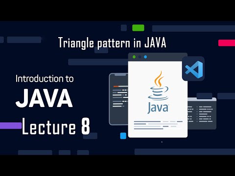 Lecture 8 Triangle Pattern In Java Introduction To Java Coding