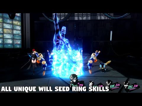 Persona 5 Royal - ALL Unique Will Seed Ring Skills