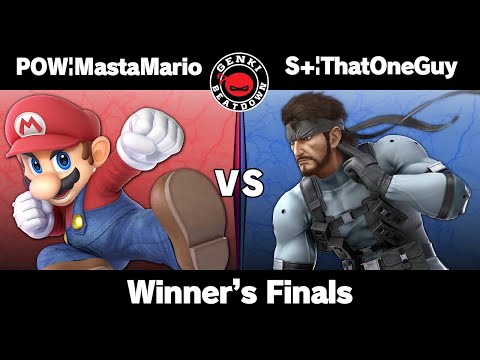 Genki Beatdown #8 - POW MastaMario (Mario) Vs S+ ThatOneGuy (Snake) - Winners Finals