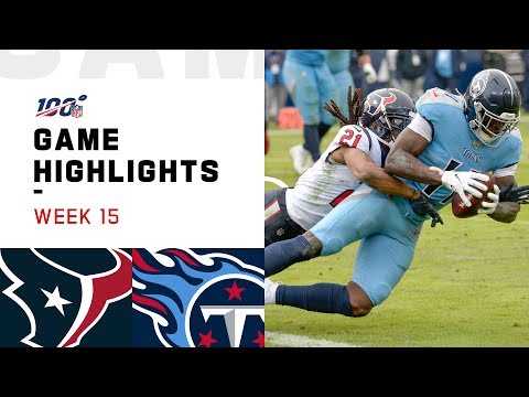Texans vs. Titans Week 15 Highlights | NFL 2019