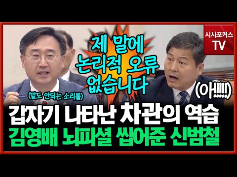 국방부 차관의 역습...김영배 뇌피셜  신범철 차관